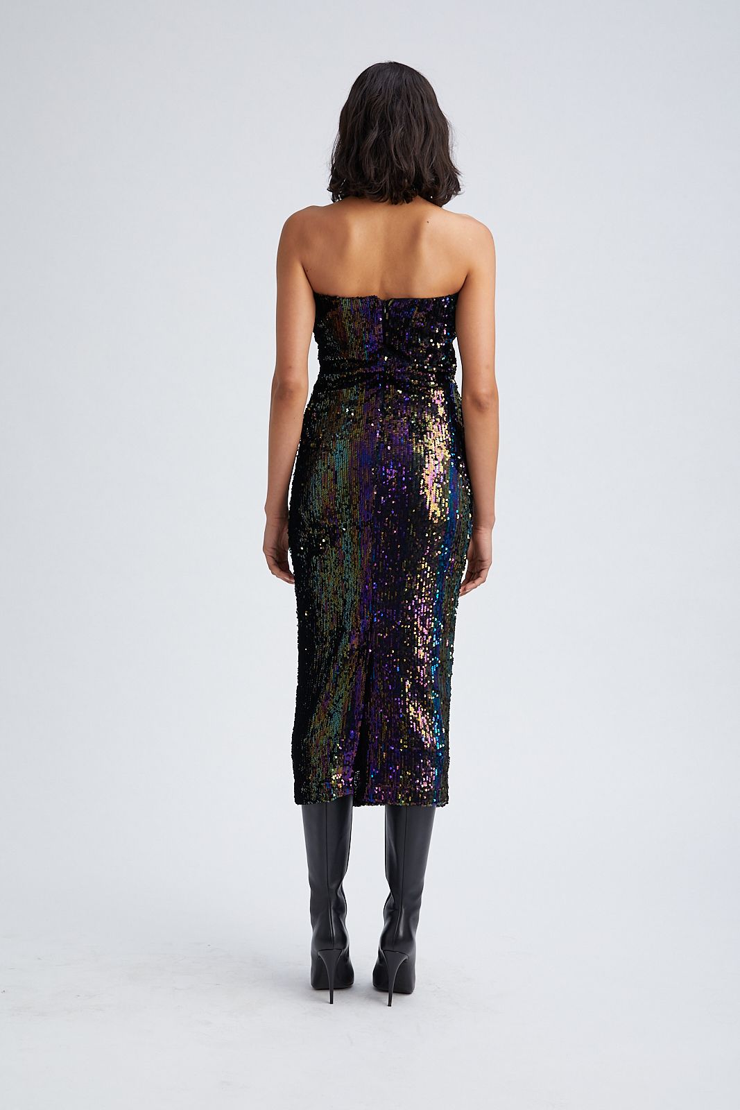 Multi Color Sequin Tube Dress