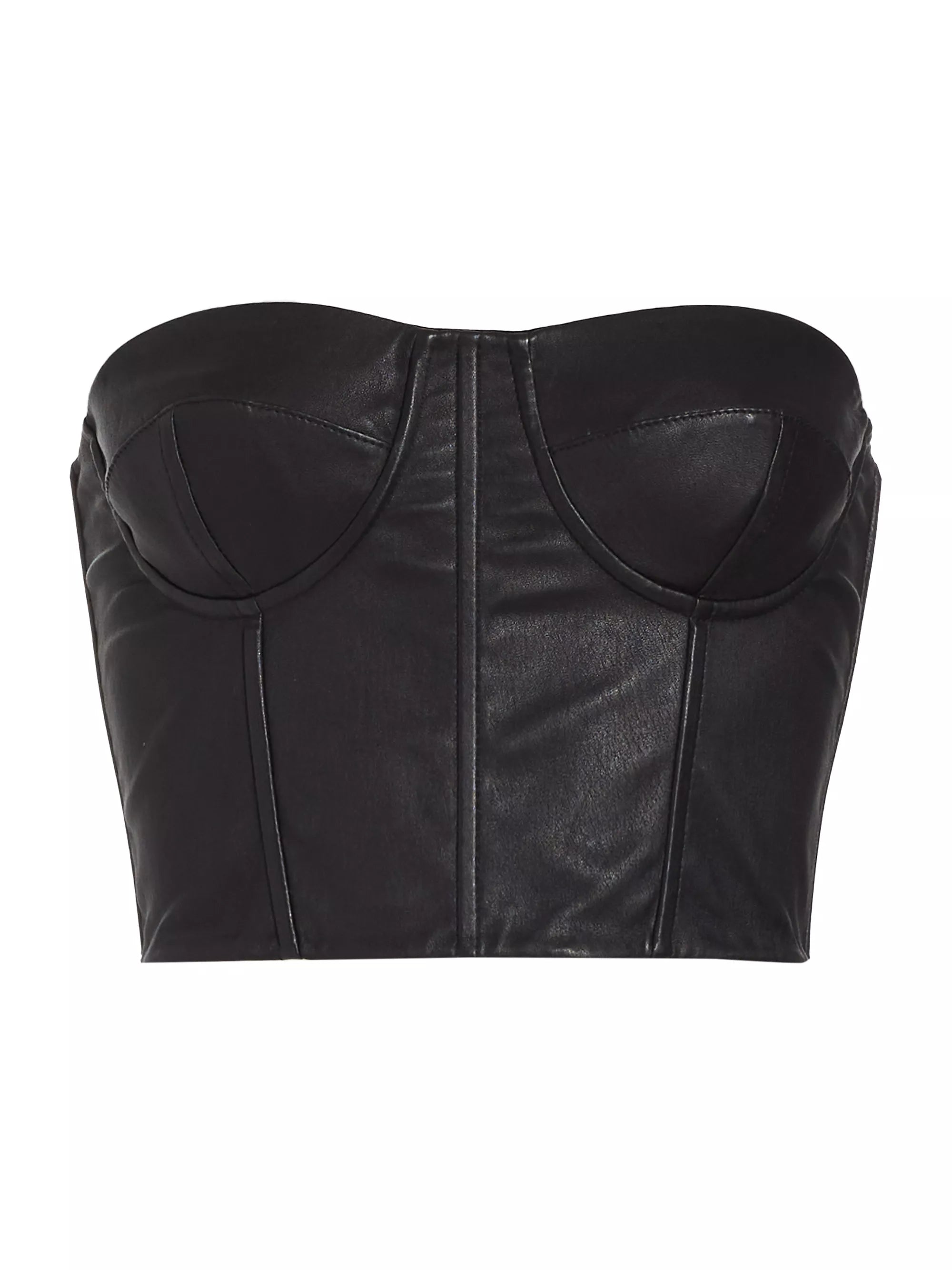Black Leather Corset