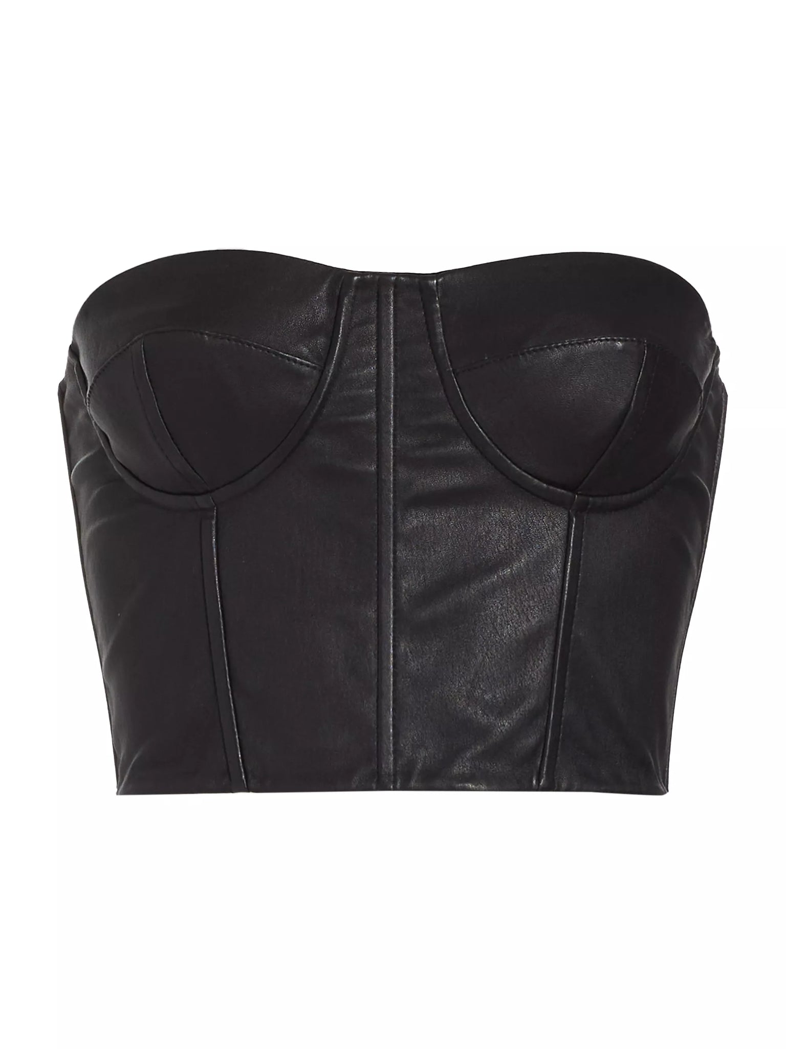 Black Leather Corset