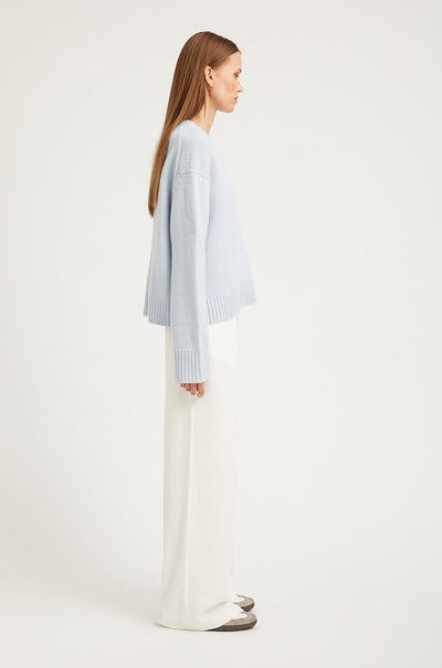 Baby Blue Heavy Cashmere Sweater