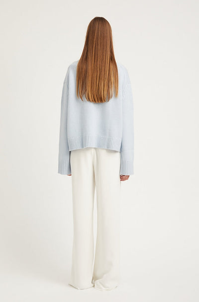 Baby Blue Heavy Cashmere Sweater