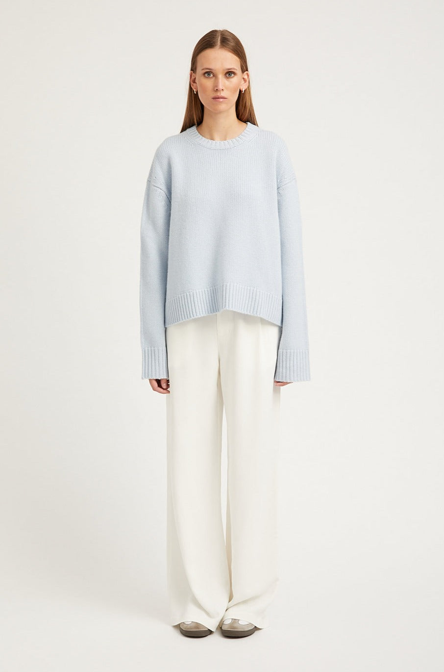 Baby Blue Heavy Cashmere Sweater