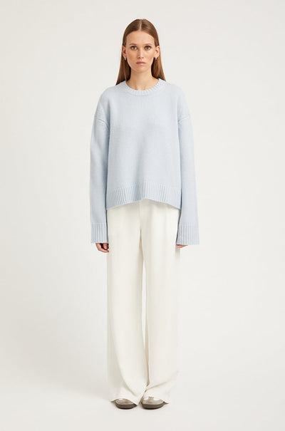Baby Blue Heavy Cashmere Sweater