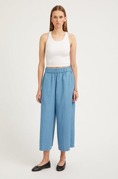 Chambray Culotte