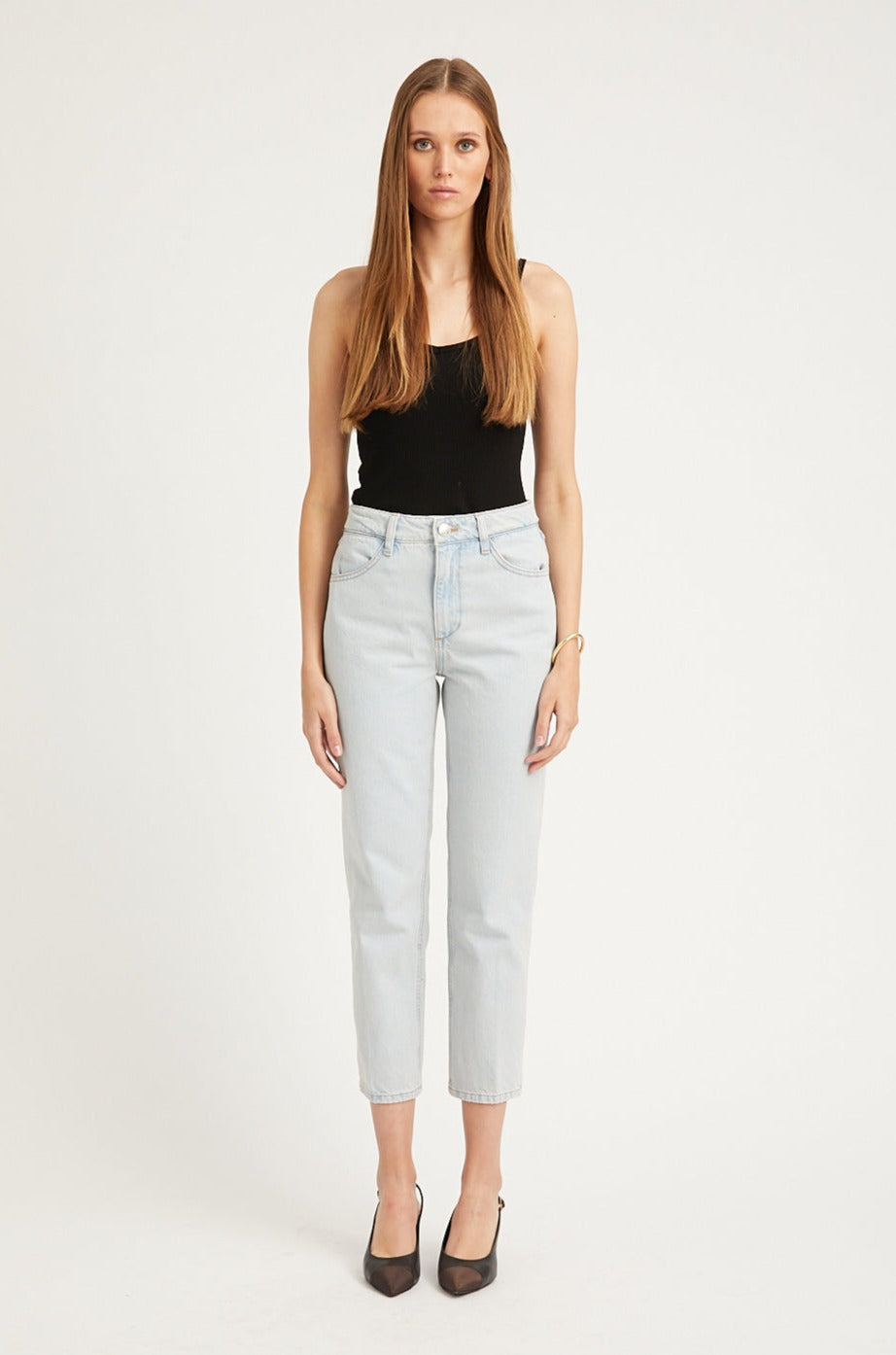 Piaf Crop Straight Leg Denim