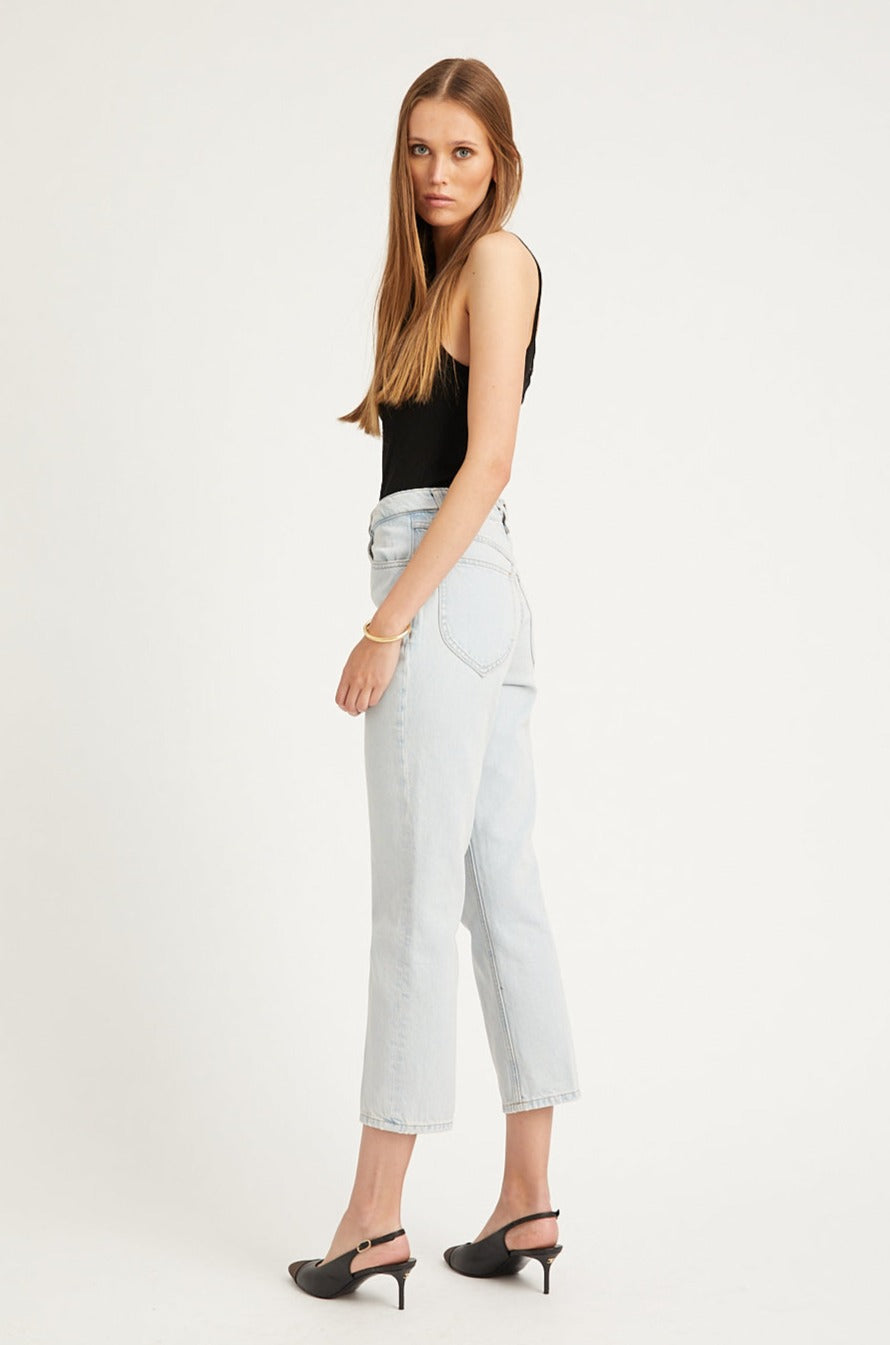 Piaf Crop Straight Leg Denim