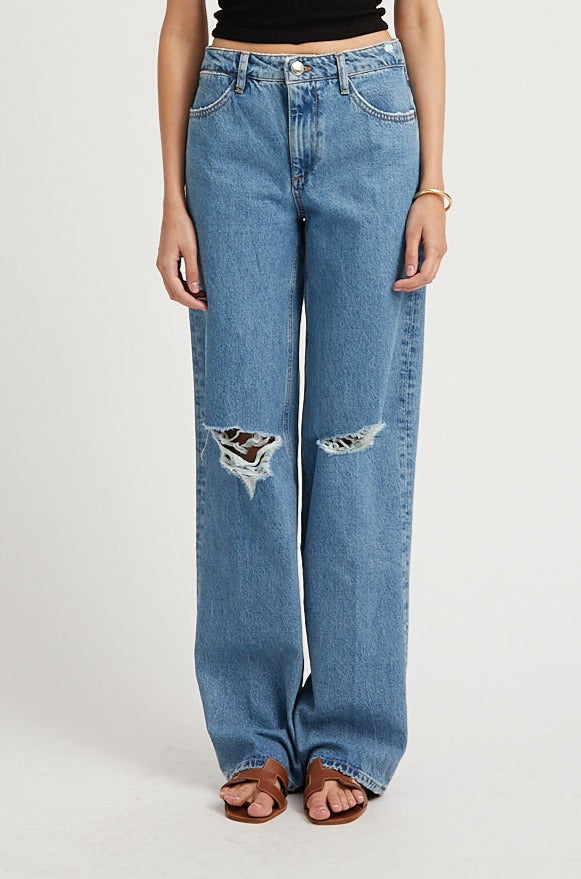 Josephine Distressed Baggy Denim