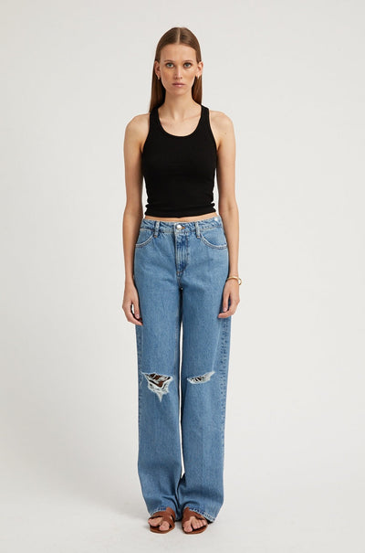 Josephine Distressed Baggy Denim