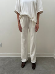 Off White Straight Leg Sweatpants