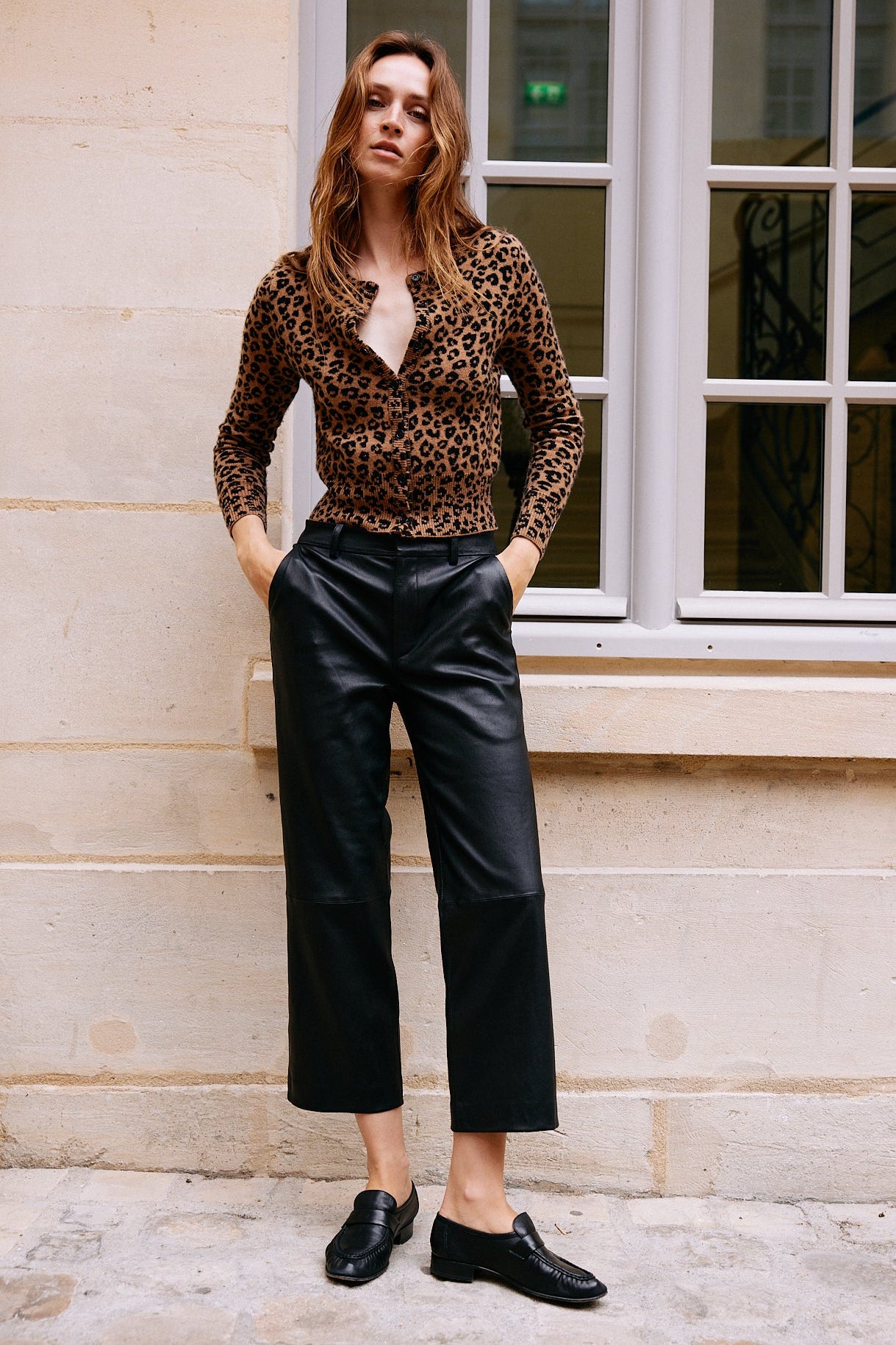 Designer Leather Cropped Pants For Women | Culottes, Cropped