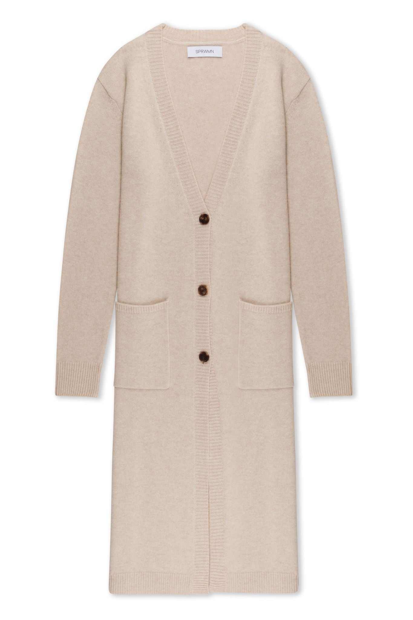 Oat Cashmere Long Cardigan