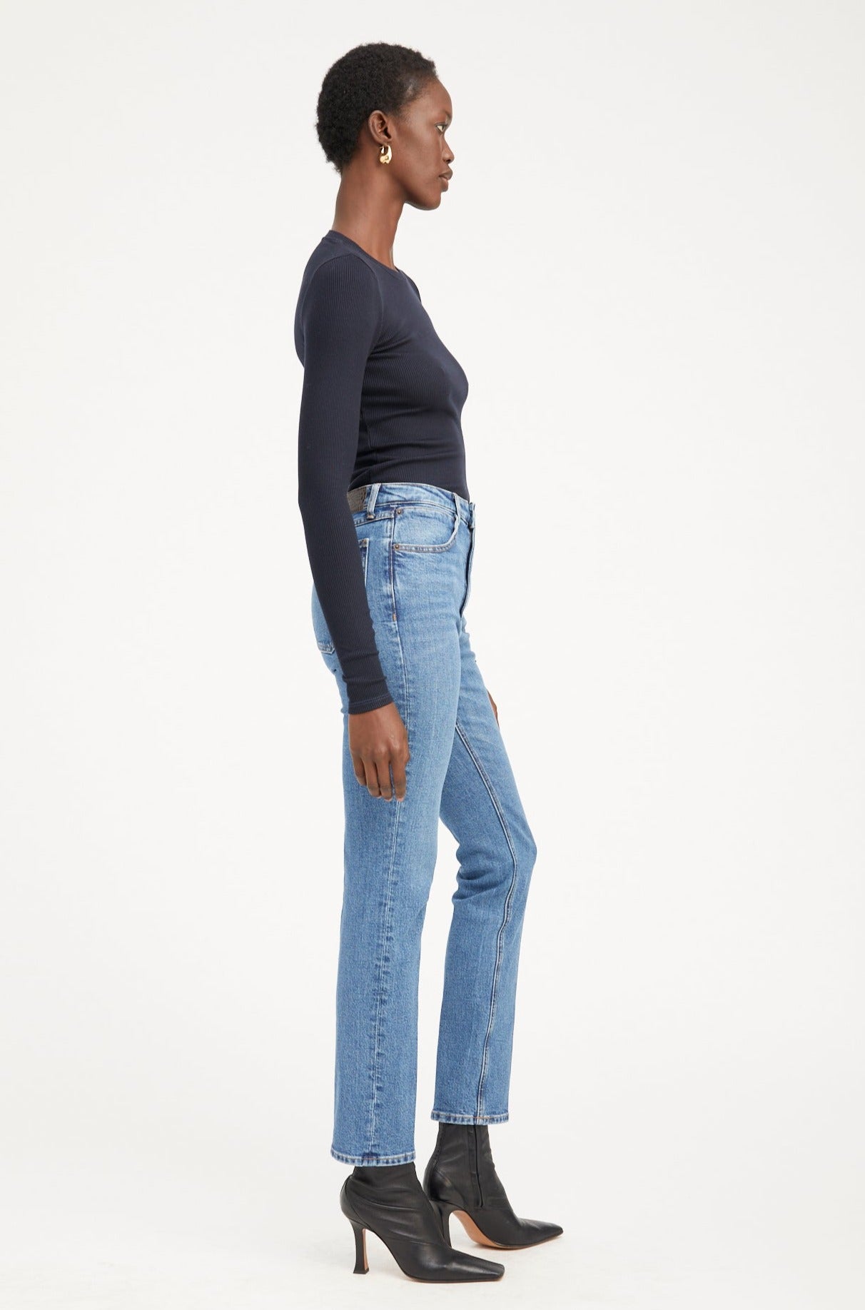 Charlotte Slim Straight Denim