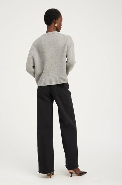 Grey Heavy Cashmere Sweater