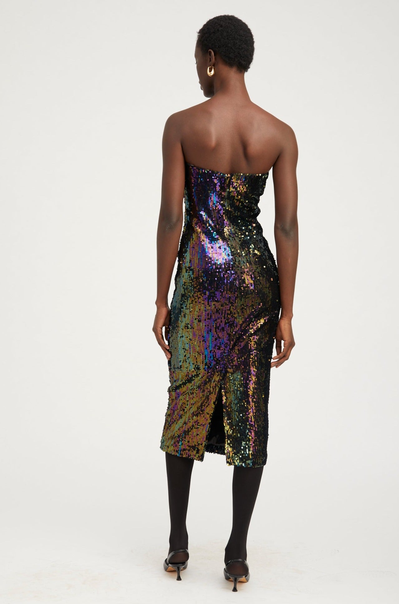 Multi Color Sequin Tube Dress