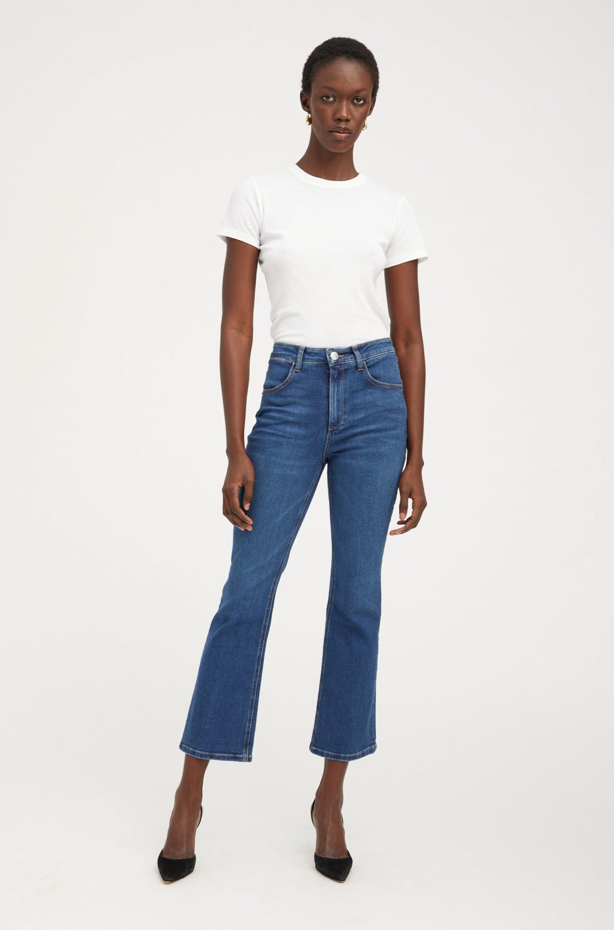 Gabrielle Ankle Flare Denim