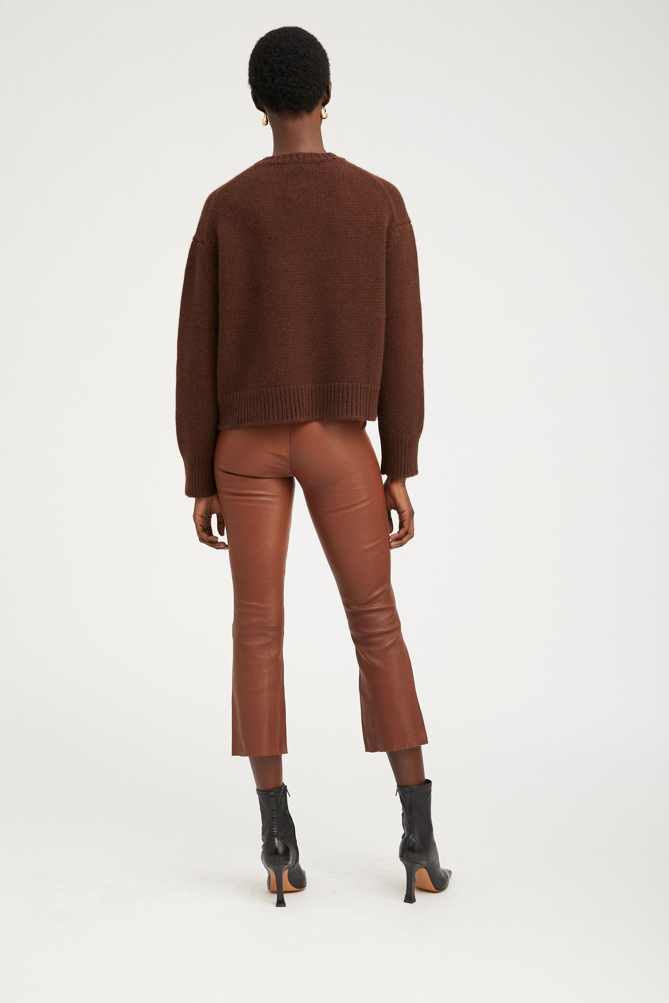 Mocha Heavy Cashmere Sweater