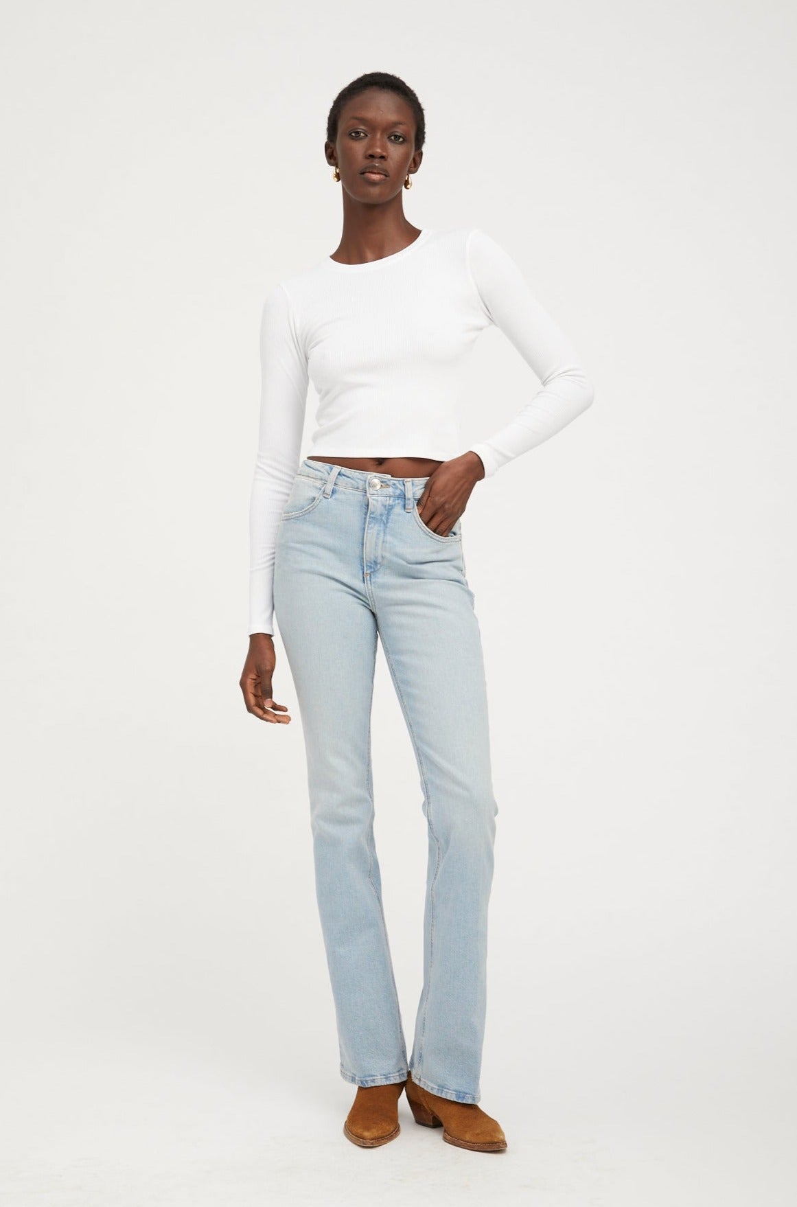 Françoise Micro Flare Denim