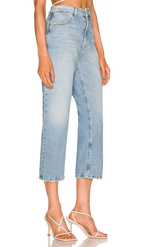 Victoria Cropped Straight Leg Denim