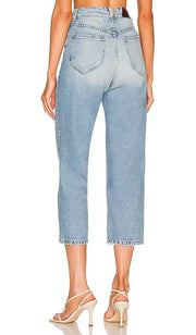Victoria Cropped Straight Leg Denim