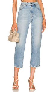 Victoria Cropped Straight Leg Denim