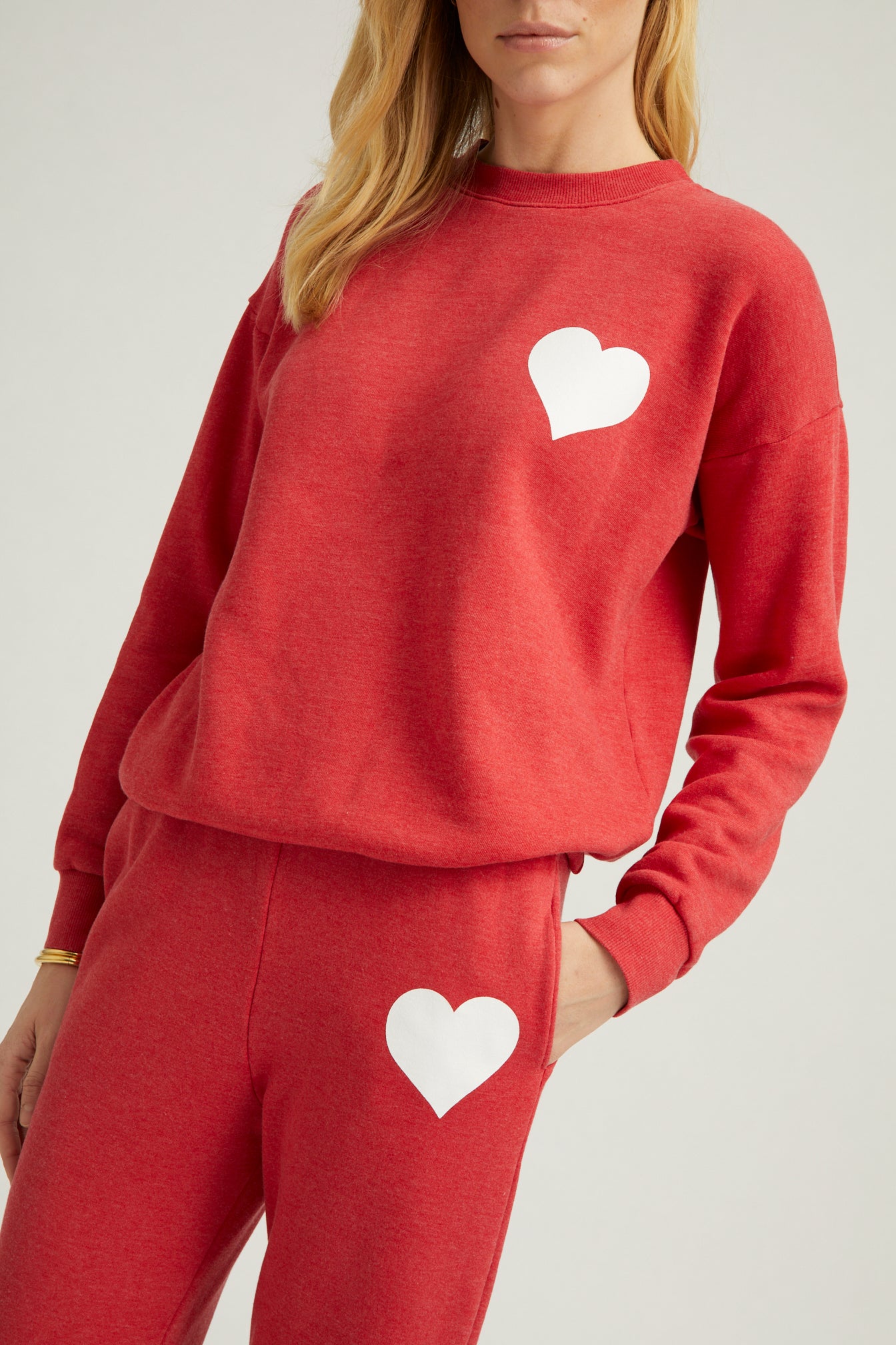 Red Heart Crewneck Sweatshirt