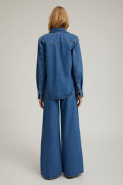 Coco Denim Western Button Down