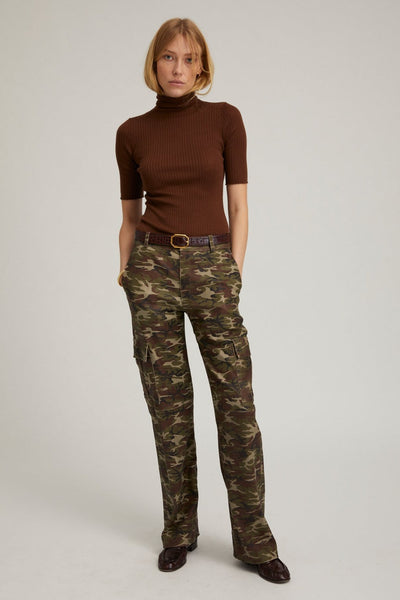 【DISCERNMENT】Fluffy Suede Cargo Pants Sueded Twill Caribou Cargo Pants - Grace and Lace