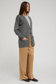 Thunder Cashmere Boyfriend Cardigan