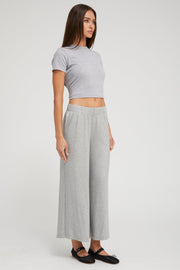 Heather Grey Cotton Jersey Baby Tee