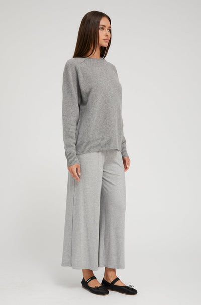 Grey Cashmere Boyfriend Sweater