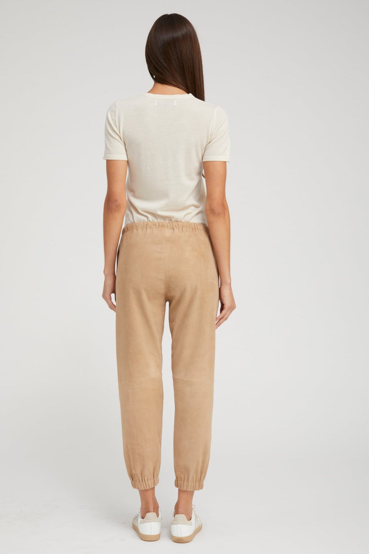 Chalk Ultra Fine Cashmere Tee