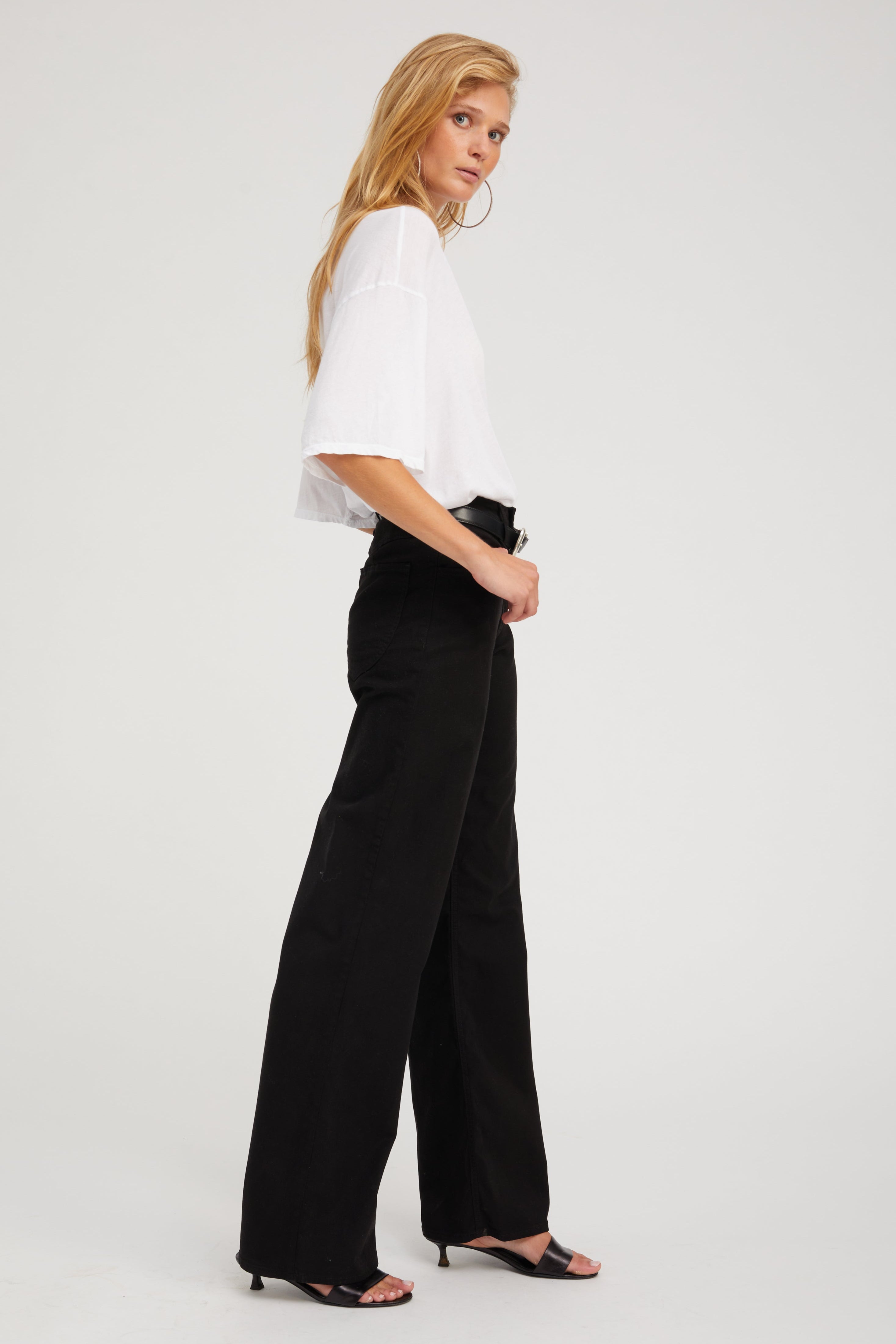 White Boxy Tee