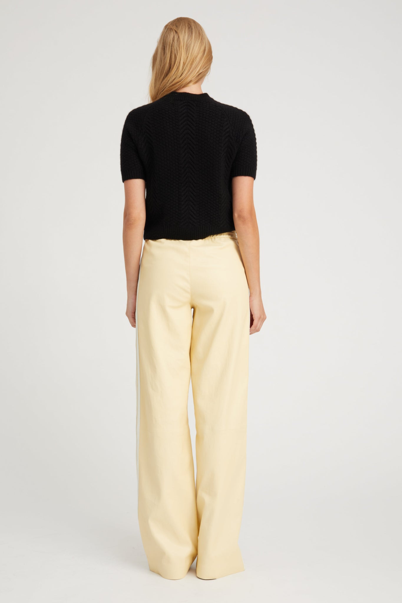 Butter Leather Baggy Athletic Pants