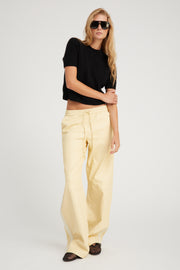 Butter Leather Baggy Athletic Pants