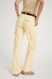 Butter Leather Cargo Trousers
