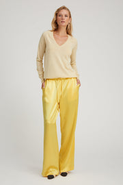 Limoncello Silk Kauai Pants