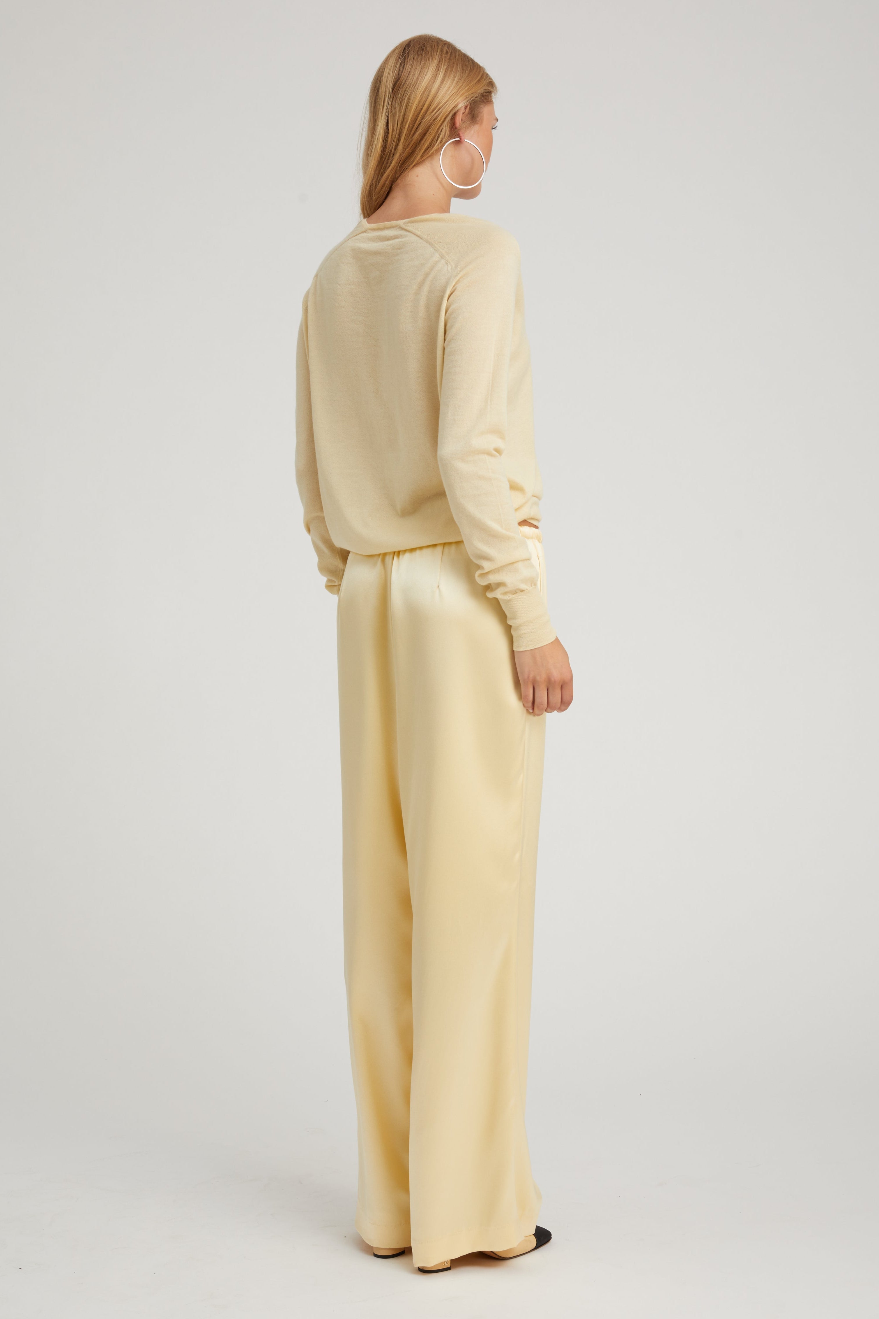 Butter Cashmere V-Neck Sweater