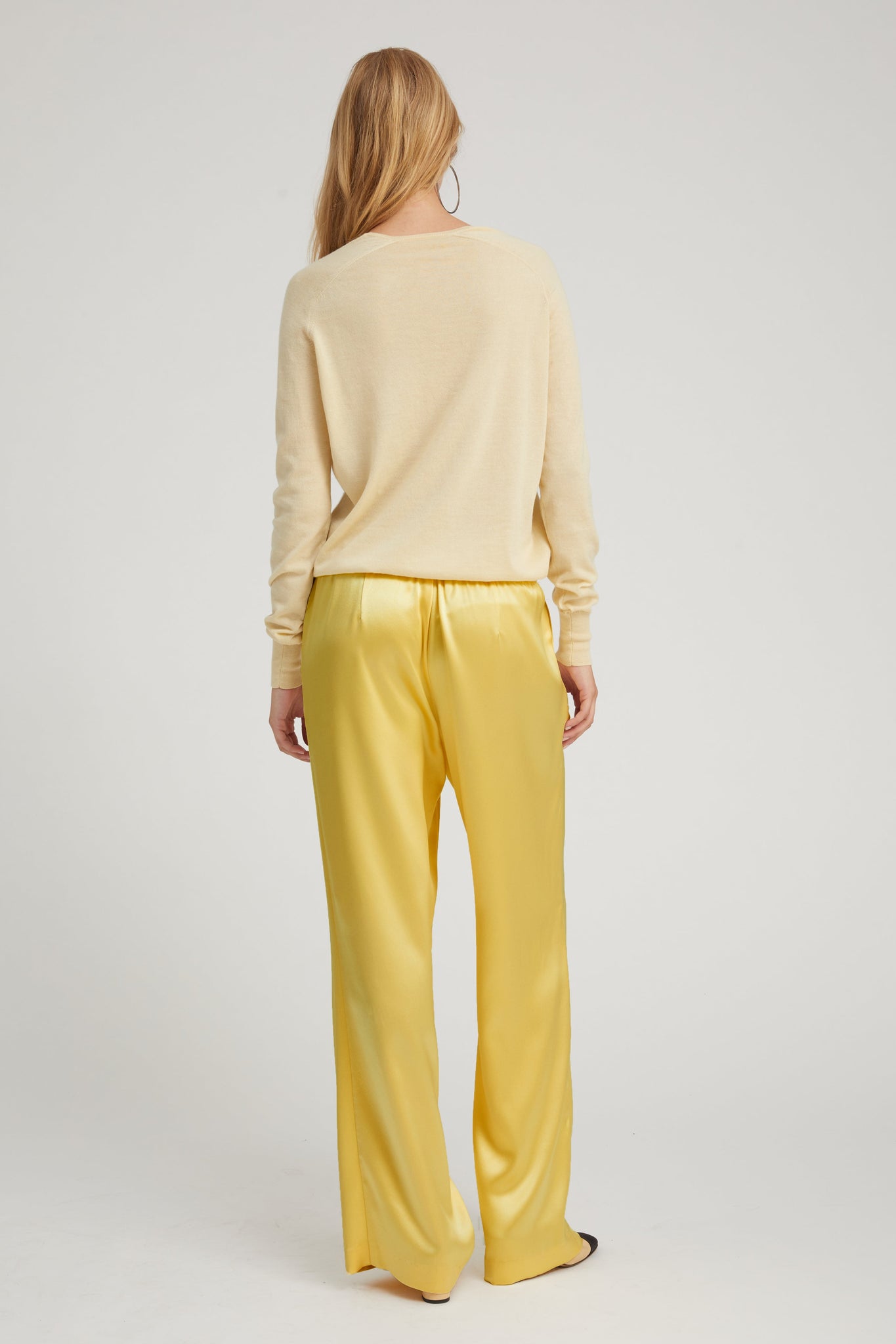 Limoncello Silk Kauai Pants