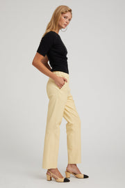 Butter Leather Sophia Pintuck Joggers