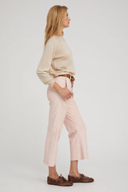 Ballet Leather Cropped Trousers