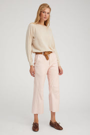 Ballet Leather Cropped Trousers