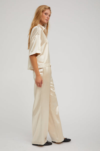 Champagne Silk Kauai Pants