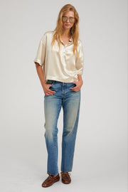 Champagne Silk Polo
