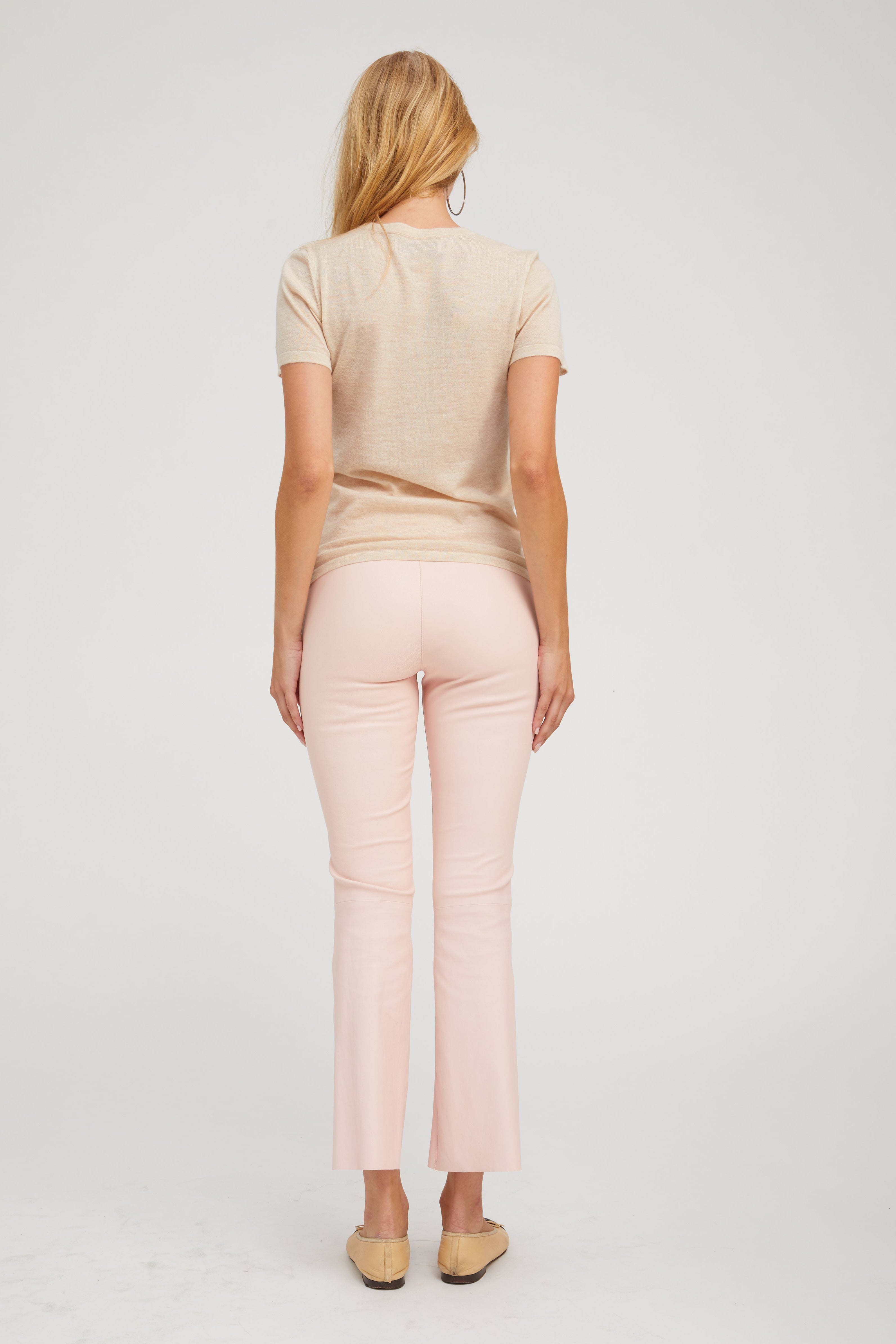 Sandstone Ultra Fine Cashmere Tee