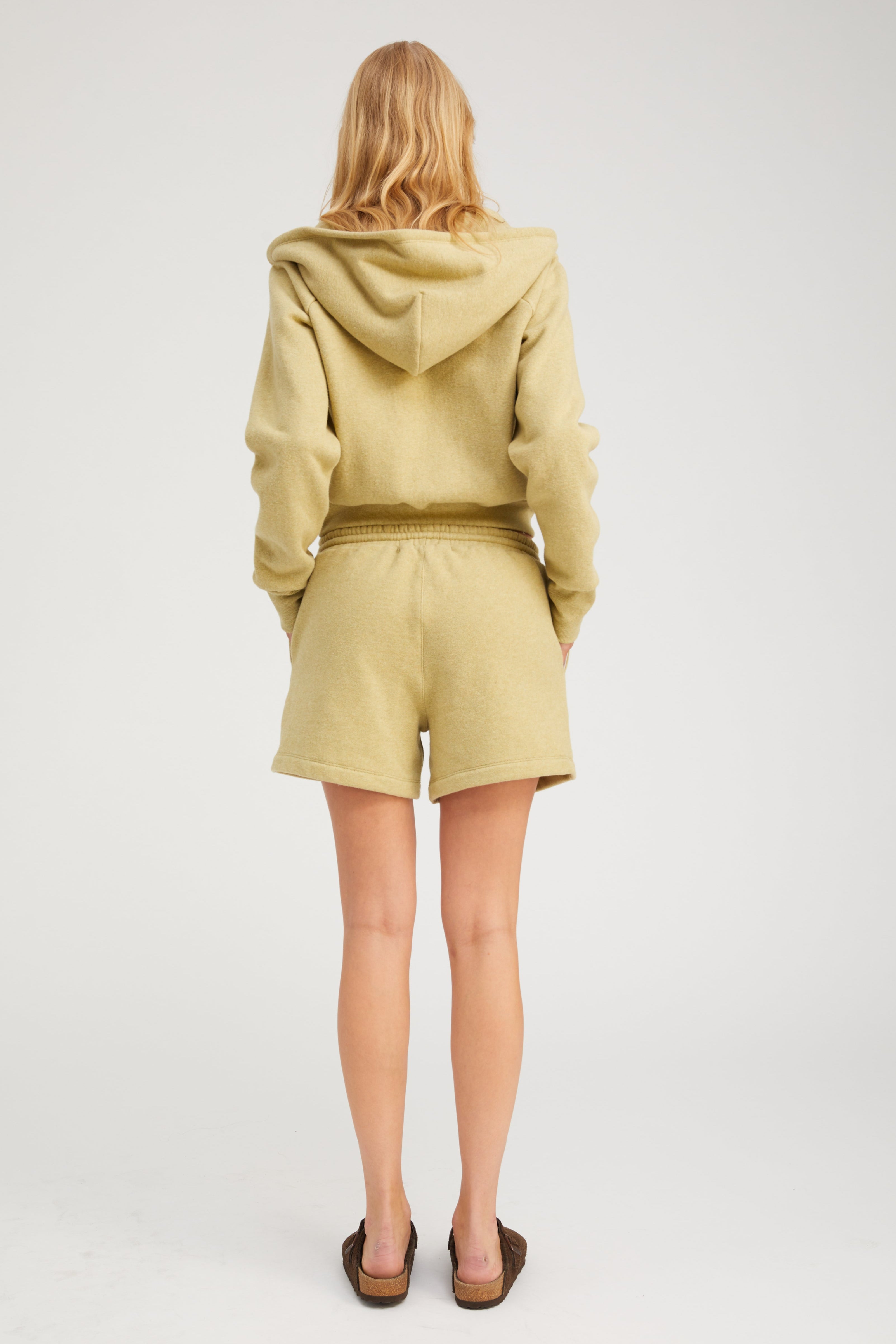 Pistachio Melange Sweatshorts