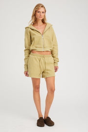Pistachio Melange Sweatshorts