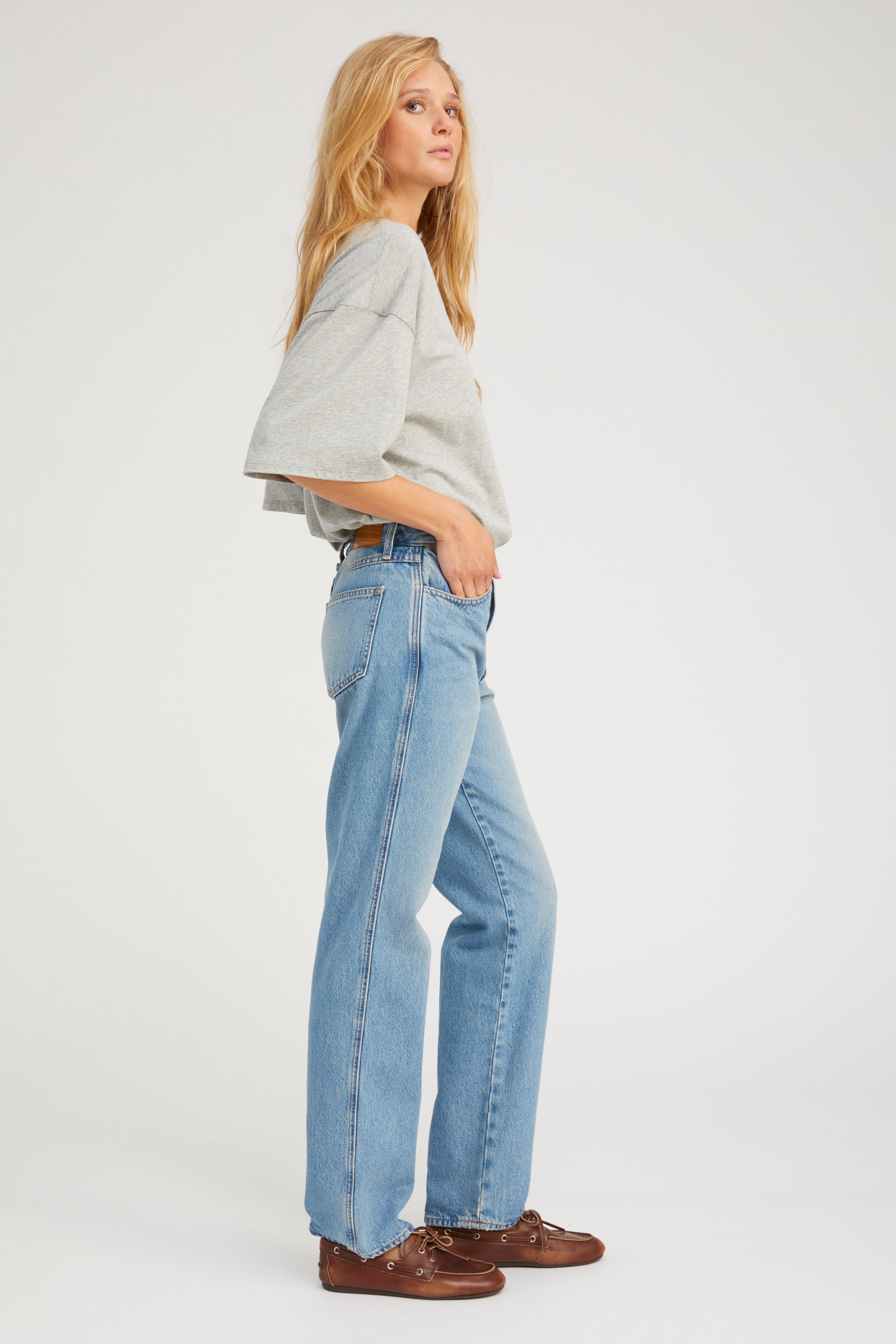 Heather Grey Boxy Tee