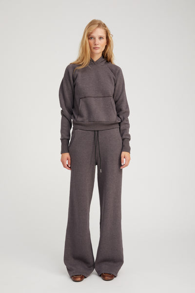 Charcoal Shrunken Hoodie