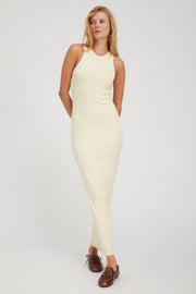 Butter Rib Racer Maxi Dress