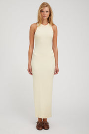 Butter Rib Racer Maxi Dress